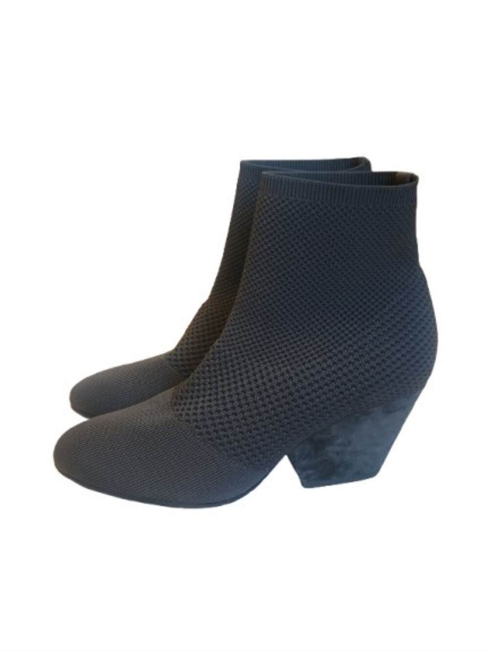 Eileen Fisher New Dahlia stretch knit sock booties dark grey Size: 9.5